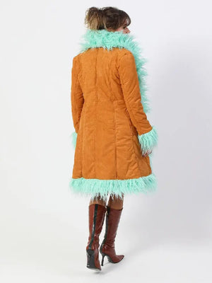 ELSIE & FRED LOLA FAUX FUR COAT