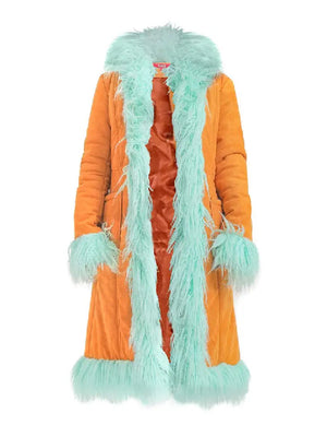ELSIE & FRED LOLA FAUX FUR COAT