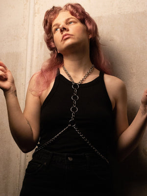 <transcy>ELEPHANT EGG CHAIN HARNESS</transcy>