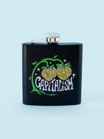 PUNKY PINS FUCK YOU CAPITALISM HIP FLASK BLACK