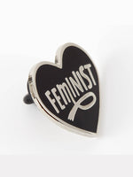 PUNKY PINS FEMINIST HEART ENAMEL PIN