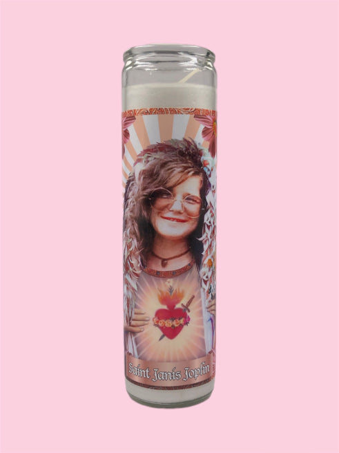 OH ME SO HOLY JANIS JOPLIN PRAYER CANDLE