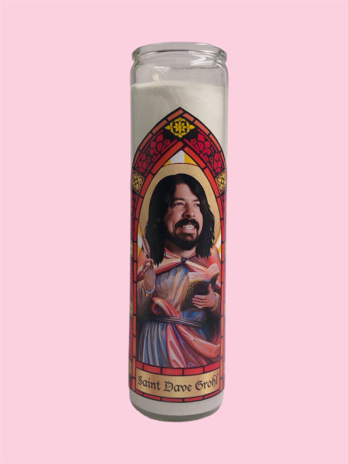 
            
                Load image into Gallery viewer, OH ME SO HOLY DAVE GROHL PRAYER CANDLE
            
        