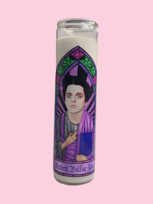 
            
                Load image into Gallery viewer, OH ME SO HOLY BILLIE JOE ARMSTRONG PRAYER CANDLE
            
        