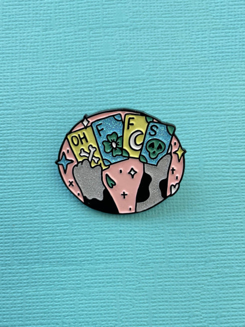 PUNKY PINS KITTY POKER NIGHT ENAMEL PIN