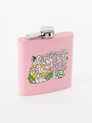 PUNKY PINS WORKING ON MYSELF HIP FLASK