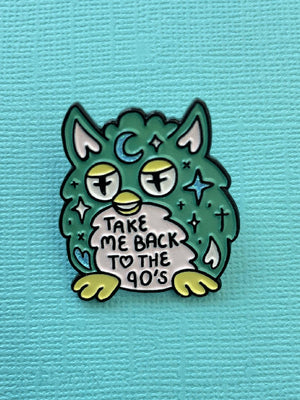 PUNKY PINS TAKE ME BACK ENAMEL PIN