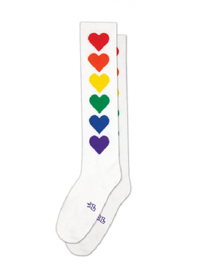 GUMBALL POODLE RAINBOW HEARTS