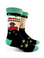 GROOVY THINGS DEVILS LETTUCE SOCKS MENS