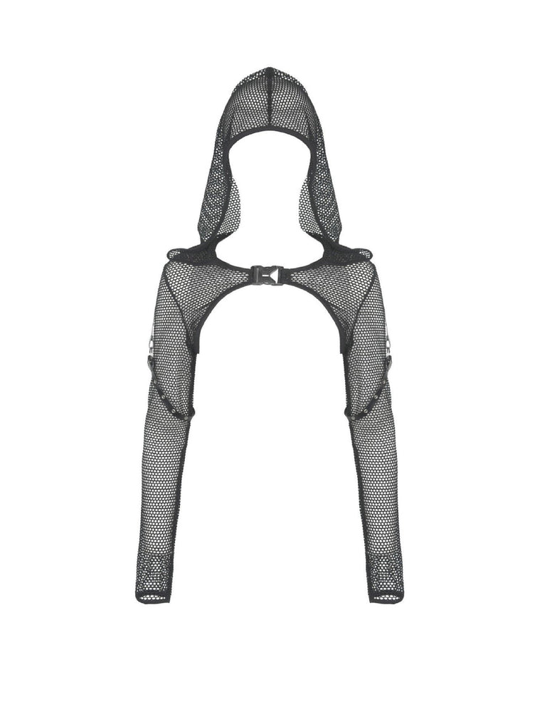 <transcy>DARK IN LOVE BIG MESH PLASTIC CLIP LONGSLEEVE</transcy>