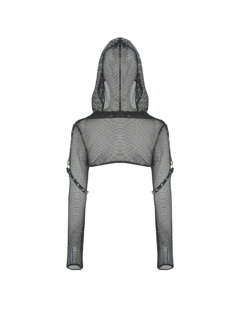 <transcy>DARK IN LOVE BIG MESH PLASTIC CLIP LONGSLEEVE</transcy>