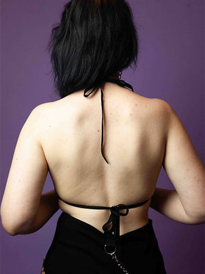 
            
                Load image into Gallery viewer, INDYANNA BLACK SAFETY PIN TOP
            
        