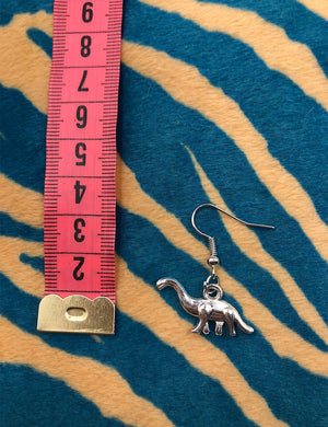 DINO ON HOOK EARRING