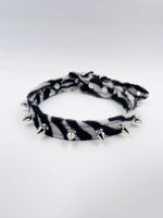 FUNK PLUS ZEBRA SPIKE CHOKER