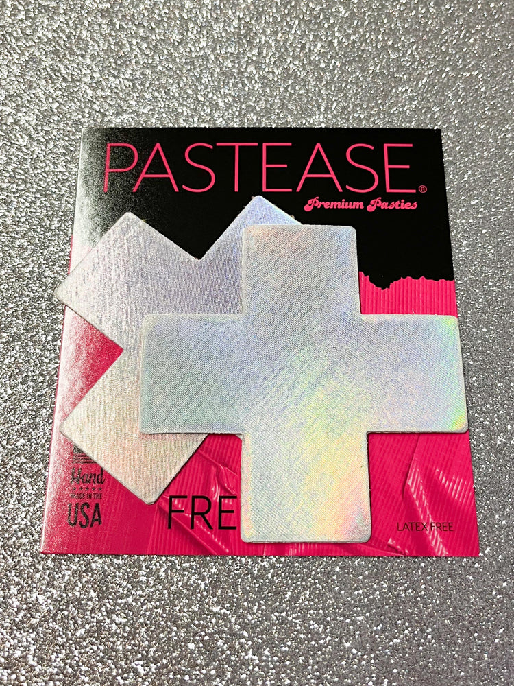 PASTEASE SILVER HOLO CROSS