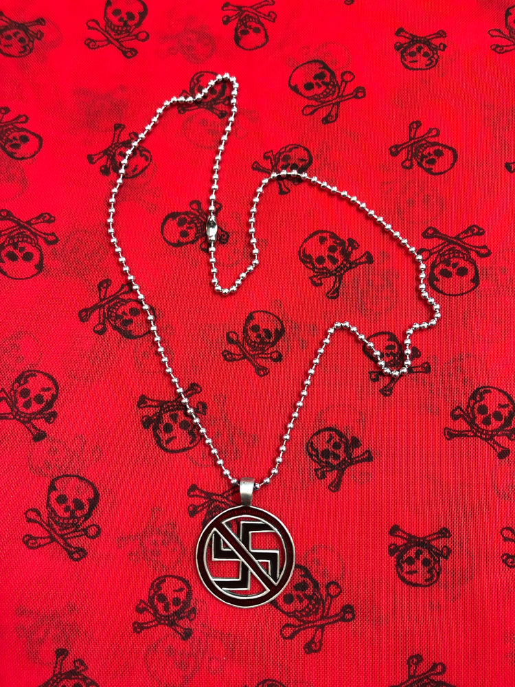 FUCK NAZIS NECKLACE