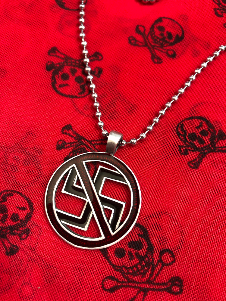 FUCK NAZIS NECKLACE