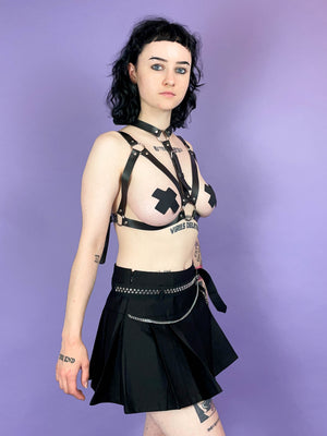 EXIT HARNESS WITH CHOKER STRAP BLACK NUMBER 19