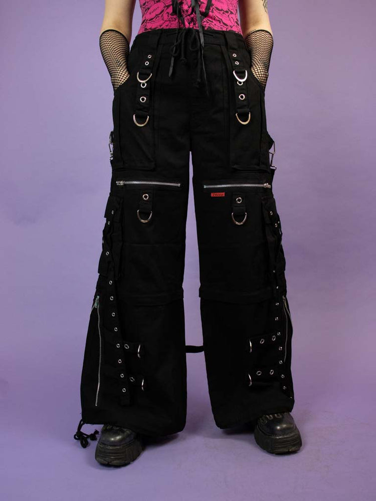 Zip Off Tripp Nyc Cargo Pants TRIPP NYC X STRAP ZIP OFF PANT BLACK