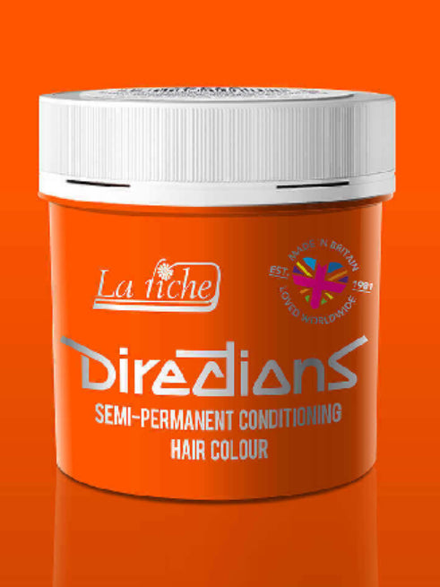 DIRECTIONS HAIRCOLOR FLUORESCENT ORANGE