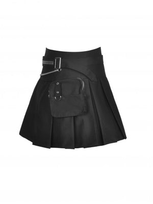 DARK IN LOVE PLEATED MINI SKIRT KW209