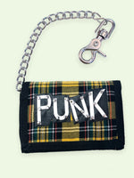 ADDICTED PLAID PUNK WALLET