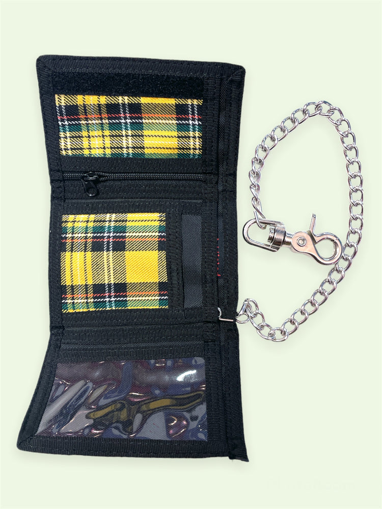 ADDICTED PLAID PUNK WALLET