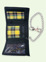 ADDICTED PLAID PUNK WALLET