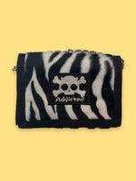 ADDICTED ZEBRA SKULL WALLET