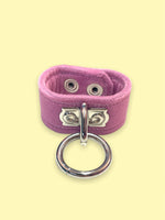 FUNK PLUS BRACELET PINK VELVET WITH RING