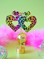 JUST REBEL RAINBOW CHEETAH EARRING