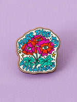 PUNKY PINS MORE THAN MY APPEARANCE WOODEN PIN