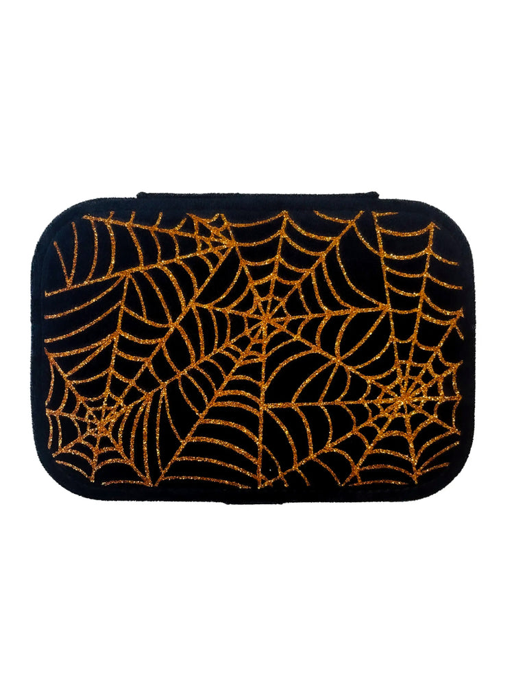 MYSTICUM LUNA ORANGE SPIDERWEB JEWELLERY BOX