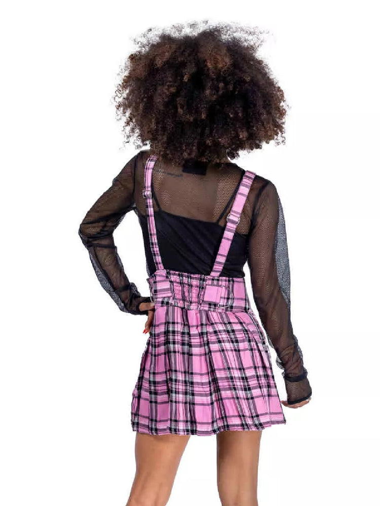 
            
                Load image into Gallery viewer, HEARTLESS FAYE PINAFORE PINK CHECK
            
        
