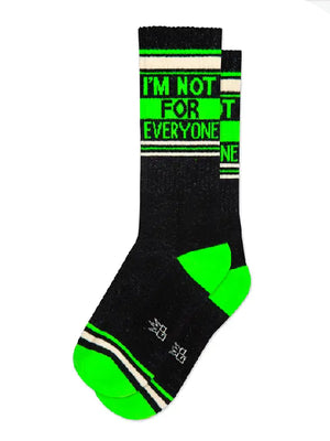 GUMBALL POODLE I'M NOT FOR EVERYONE SOCKS