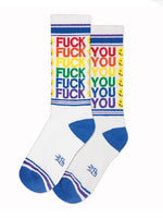 GUMBALL POODLE FUCK YOU SMILEY SOCKS