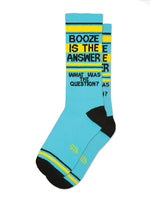 GUMBALL POODLE BOOZE IS THE ANSWER SOCKS
