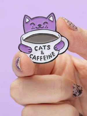 PUNKY PINS CATS AND CAFFEINE