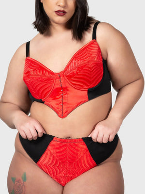 KILLSTAR SCARLET WEBUTANT PANTY PLUS SIZE