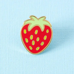 PUNKY PINS STRAWBERRY ENAMEL PIN