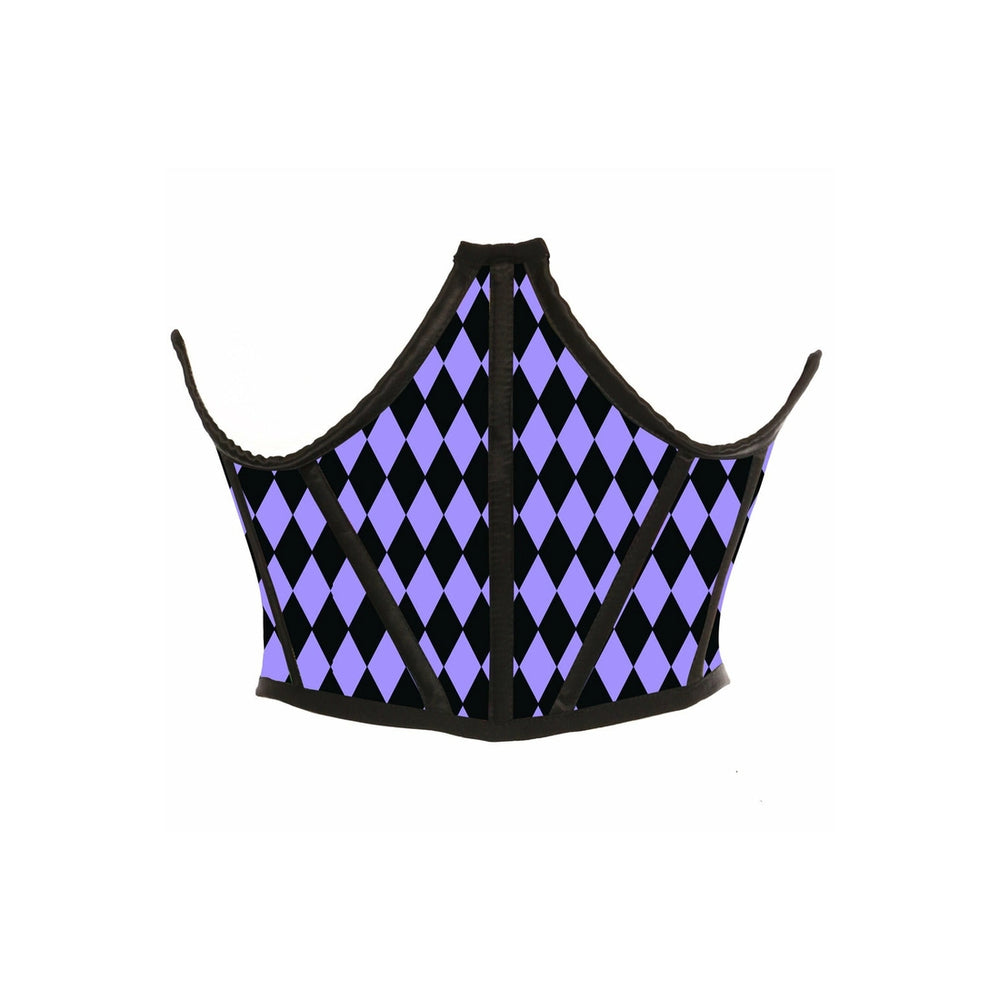 DAISY CORSETS LILA HARLEQUIN UNDERBOOB CORSET