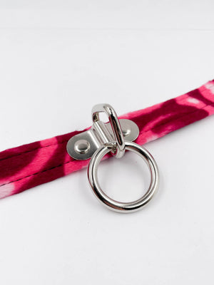 FUNK PLUS PINK SWIRL RING CHOKER