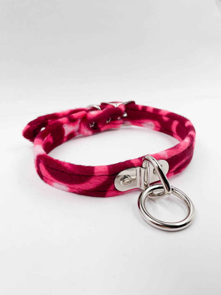 FUNK PLUS PINK SWIRL RING CHOKER