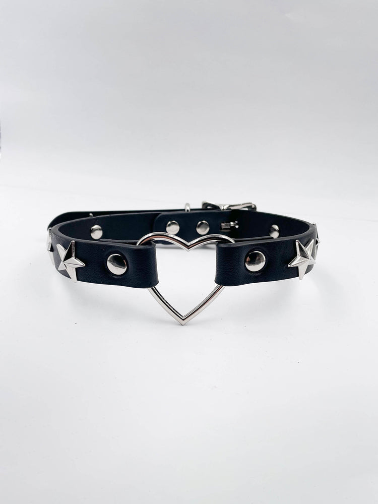 FUNK PLUS BLACK STAR CHOKER CK350