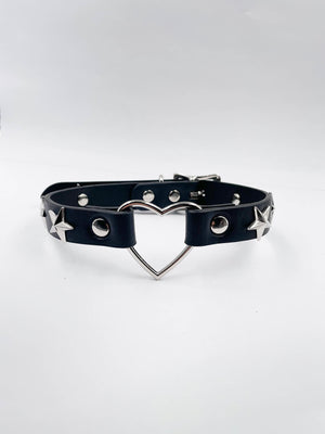 FUNK PLUS BLACK STAR CHOKER CK350