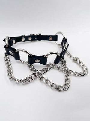 FUNK PLUS BLACK CHAIN CHOKER FCK102