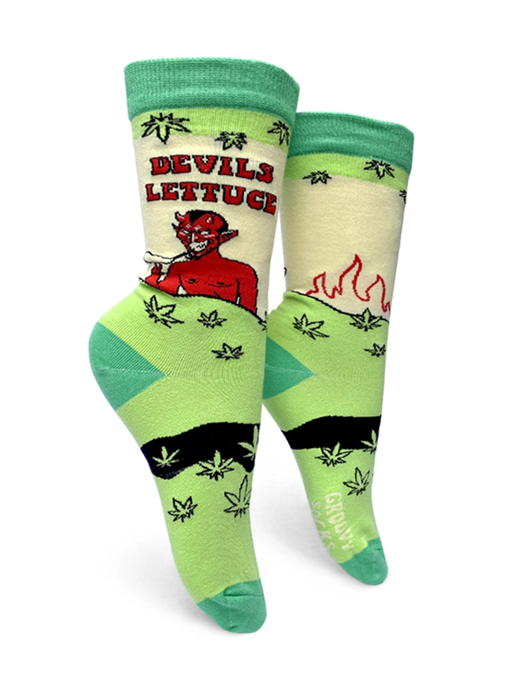 GROOVY THINGS DEVILS LETTUCE SOCKS