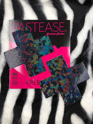 PASTEASE BLACK HOLO CROSS