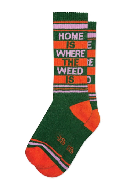 GUMBALL POODLE HOME IS WHERE THE WEED IS SOCKS