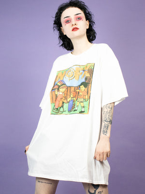 WHITE NOFX T SHIRT